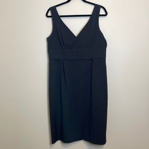 Antonio Melani  black pinstripe sleeveless dress size 12